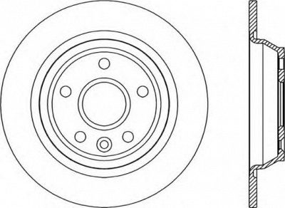OPEN PARTS bda230310 -  Тормозной диск
